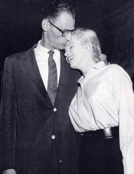 Marilyn with Arthur Miller, June 22, 1956