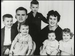 Sylvio and Madonna Ciccone, with their children