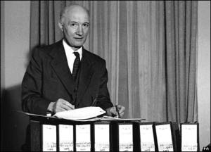 Lord Denning compiles his report on the scandal