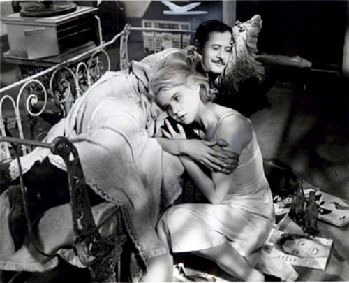 With Carroll Baker in 'Baby Doll' (1956)