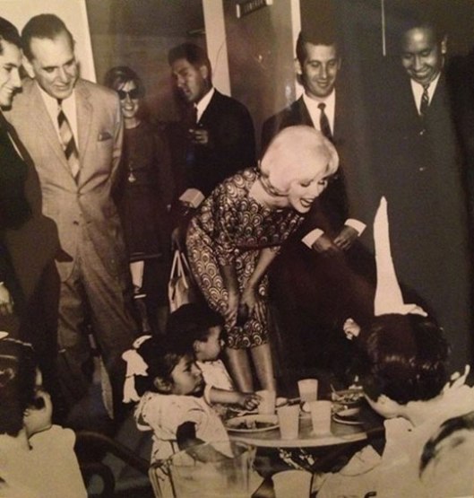 Marilyn in Mexico, 1962. Pat smiles in the background.