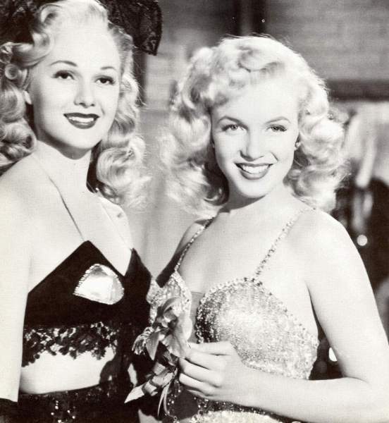 With Adele Jergens in 'Ladies of the Chorus'