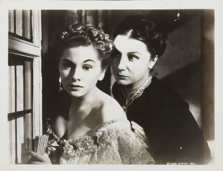 Joan Fontaine with Judith Anderson in 'Rebecca' (1940)