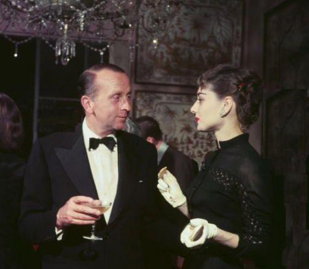 Whitney Warren Jr. with Audrey Hepburn in 1959