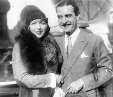 Gilbert with his third wife, Ina Claire